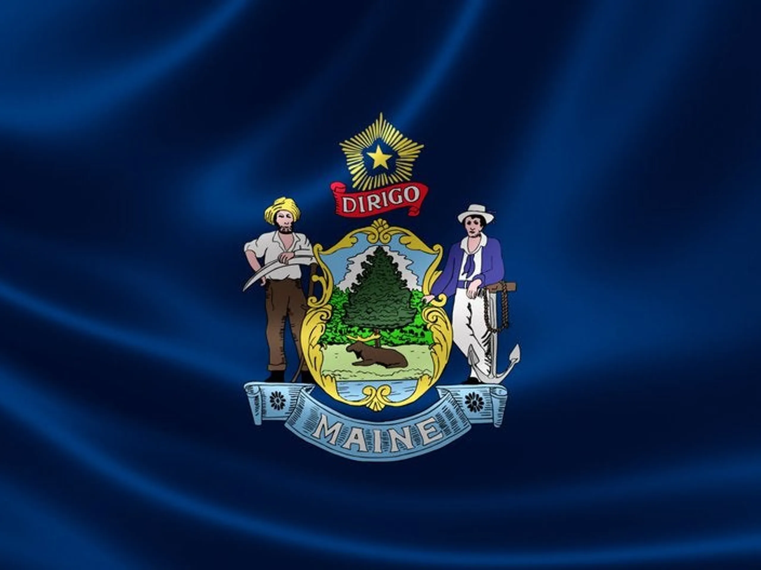 Maine flag